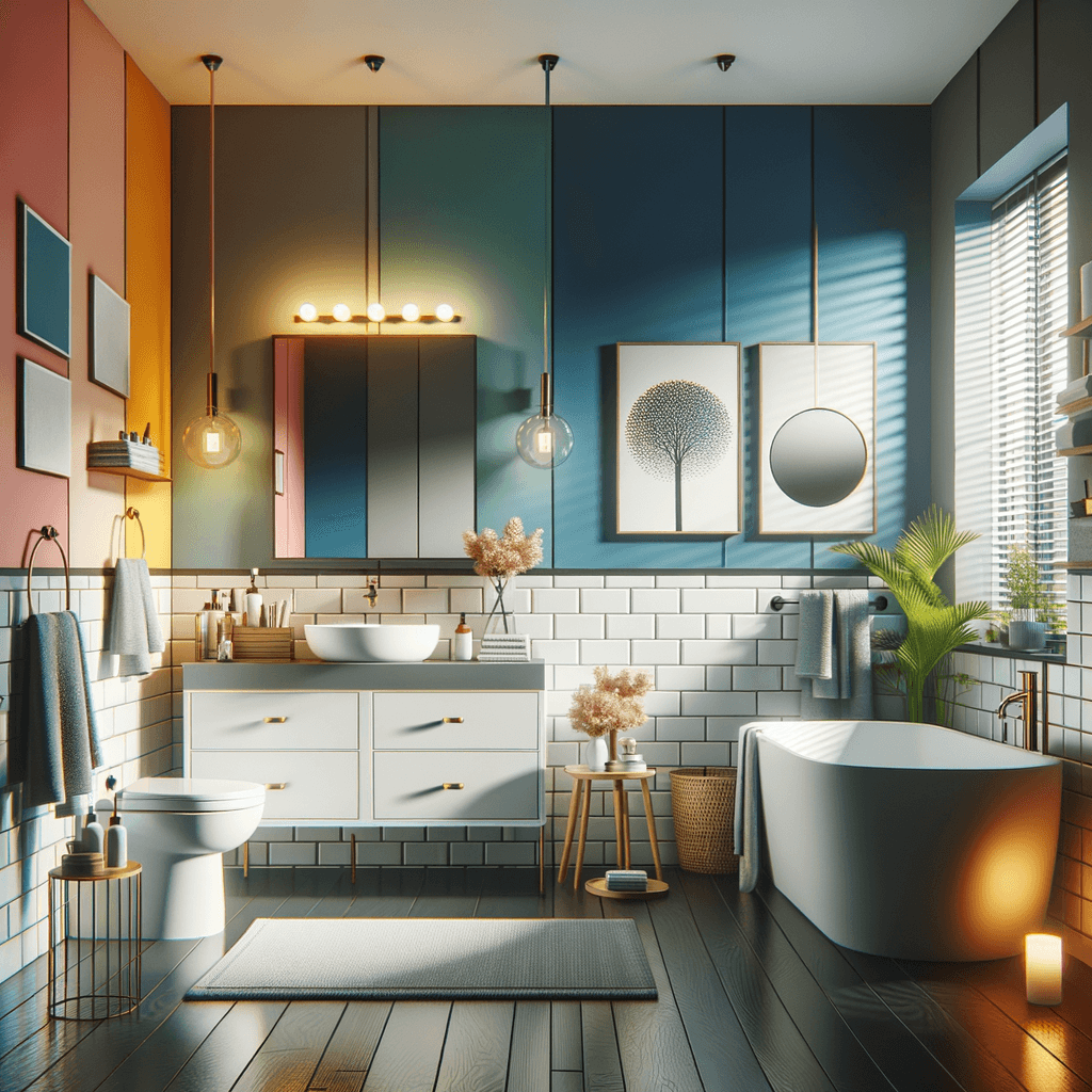 Bold Contrasts: Mastering Two-Tone Color Schemes in Bathroom Renovation