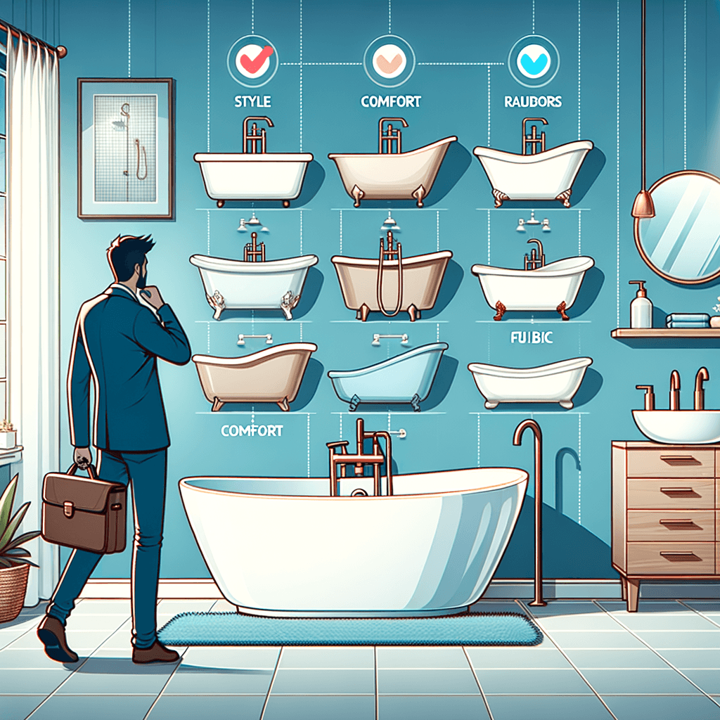 Selecting the Perfect Bathtub: Balancing Style, Comfort, and Functionality in Bathroom Renovations