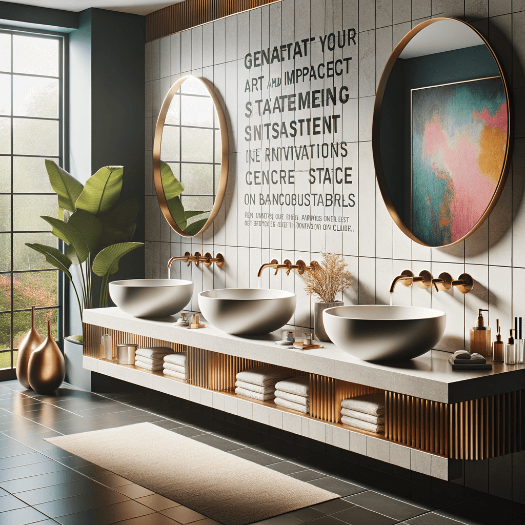 Statement Sinks: The Art and Impact of Showpiece Basins in Bathroom Renovation