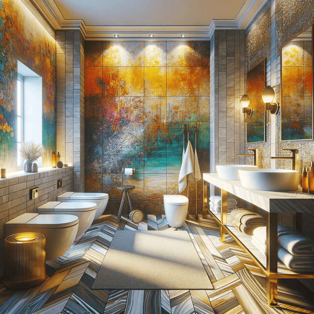 Artful Accent Walls: Transforming Bathrooms with Feature Surfaces